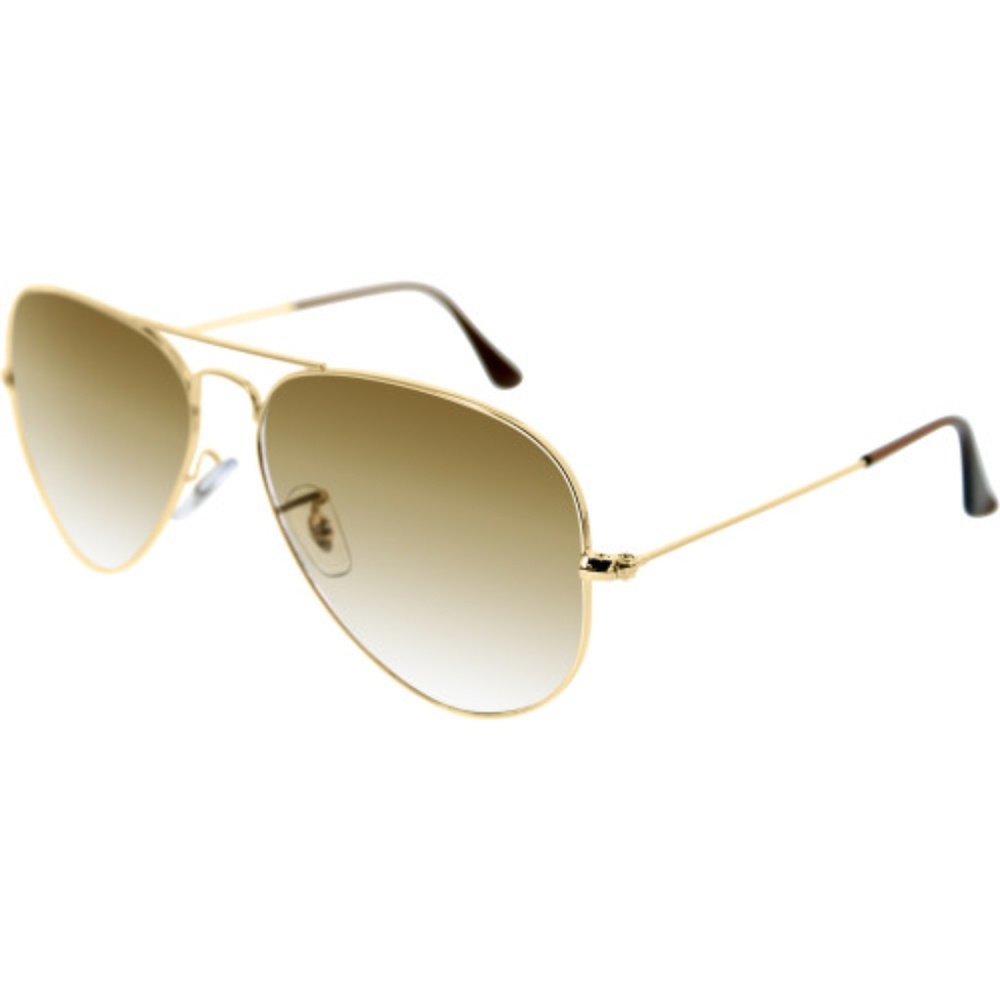 Ray-Ban Men's Gradient Aviator Gold Sunglasses